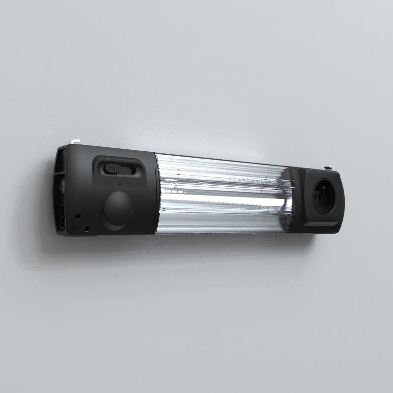 EL900DS-BF nVent Hoffman Light 900lm TPS + Socket,  120-230V 50/60Hz