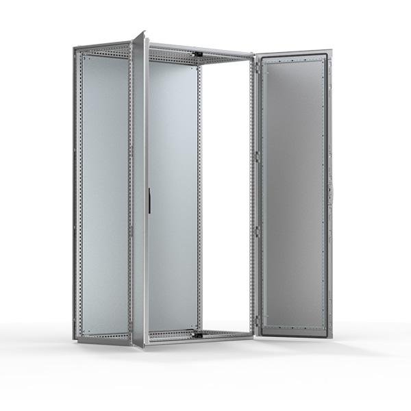 MCDS18125 nVent Hoffman Floor standing, 1800x1200x500, Combinable enclosure, 2-door, with MP, stainl