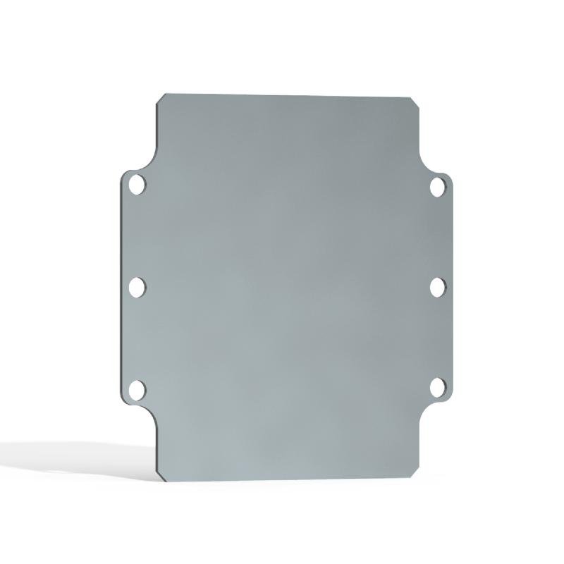 HMP0808E nVent Hoffman Mounting plate, 80x75, Galvanized steel