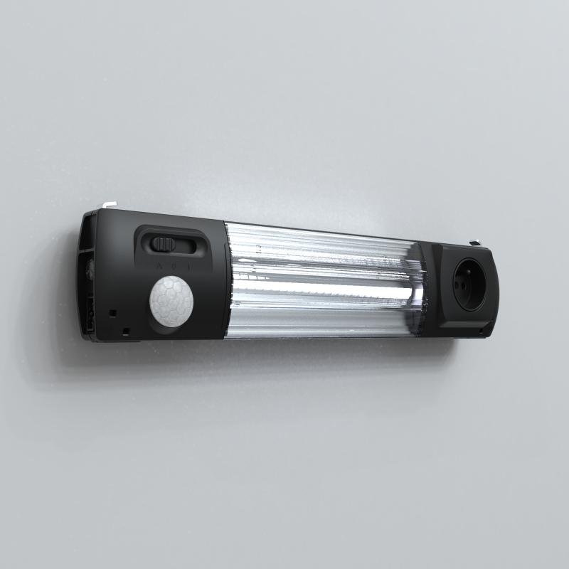 EL1200MS nVent Hoffman Light 1200lm Motion + Socket, Motion sensor 120-230V 50/60Hz Socket type F, S