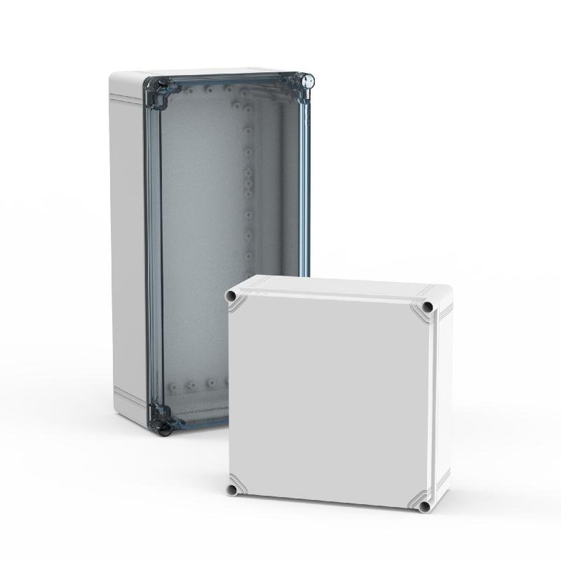 OABP406013TE nVent Hoffman Terminal box, 400x600x132, transparent cover, no MP, ABS, IP66