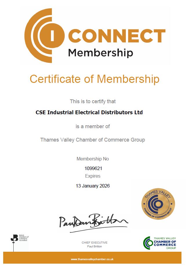 Chamber Of Commerce Certificate Of Membership CSE Distributors